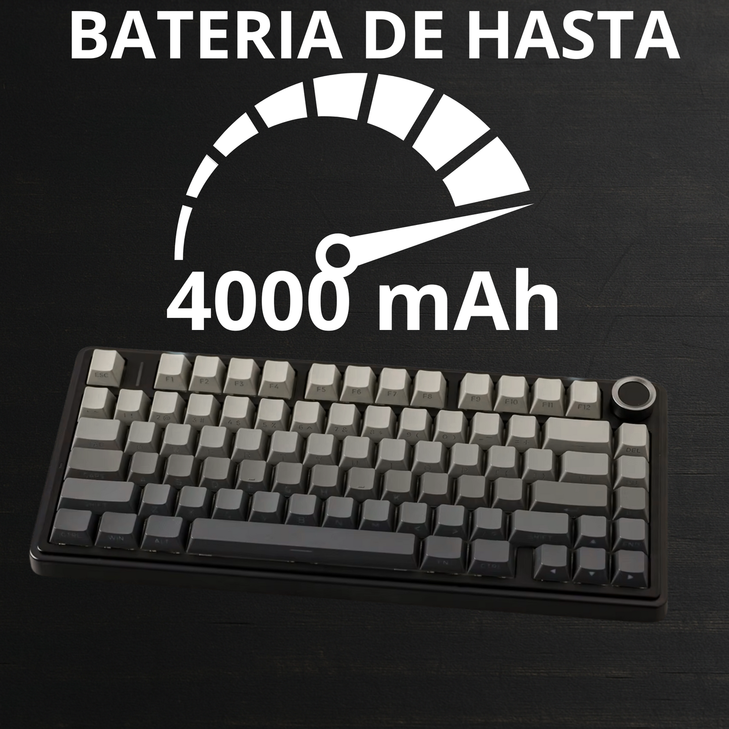 EPOMAKER X F75 75% 80-Key Gasket Hot-Swap Bluetooth 5.0/2.4G Wireless/Wired Mechanical Keyboard PBT Keycaps for Win/Mac